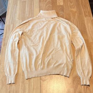 Chic Beige Turtleneck Sweater